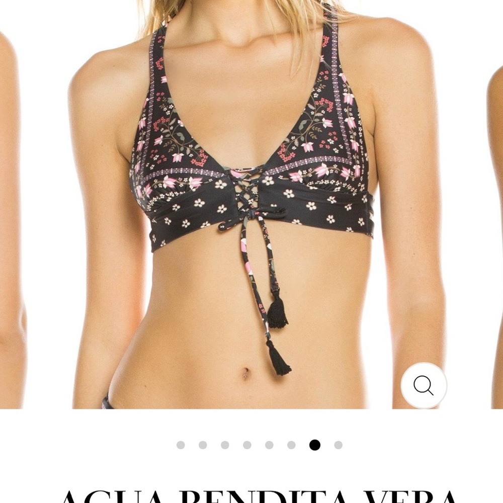 agua bendita vera bikini top-brand new w tags